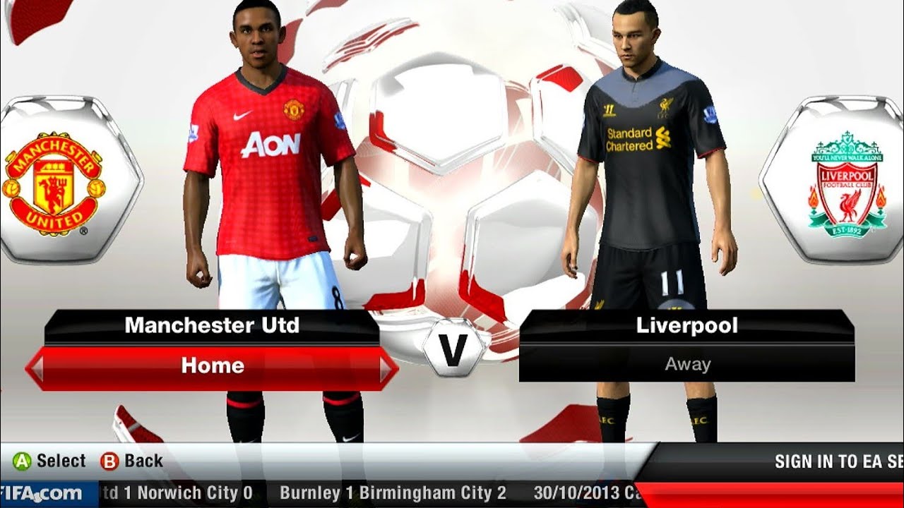 FIFA 13 / Manchester UTD - Liverpool / Xbox 360