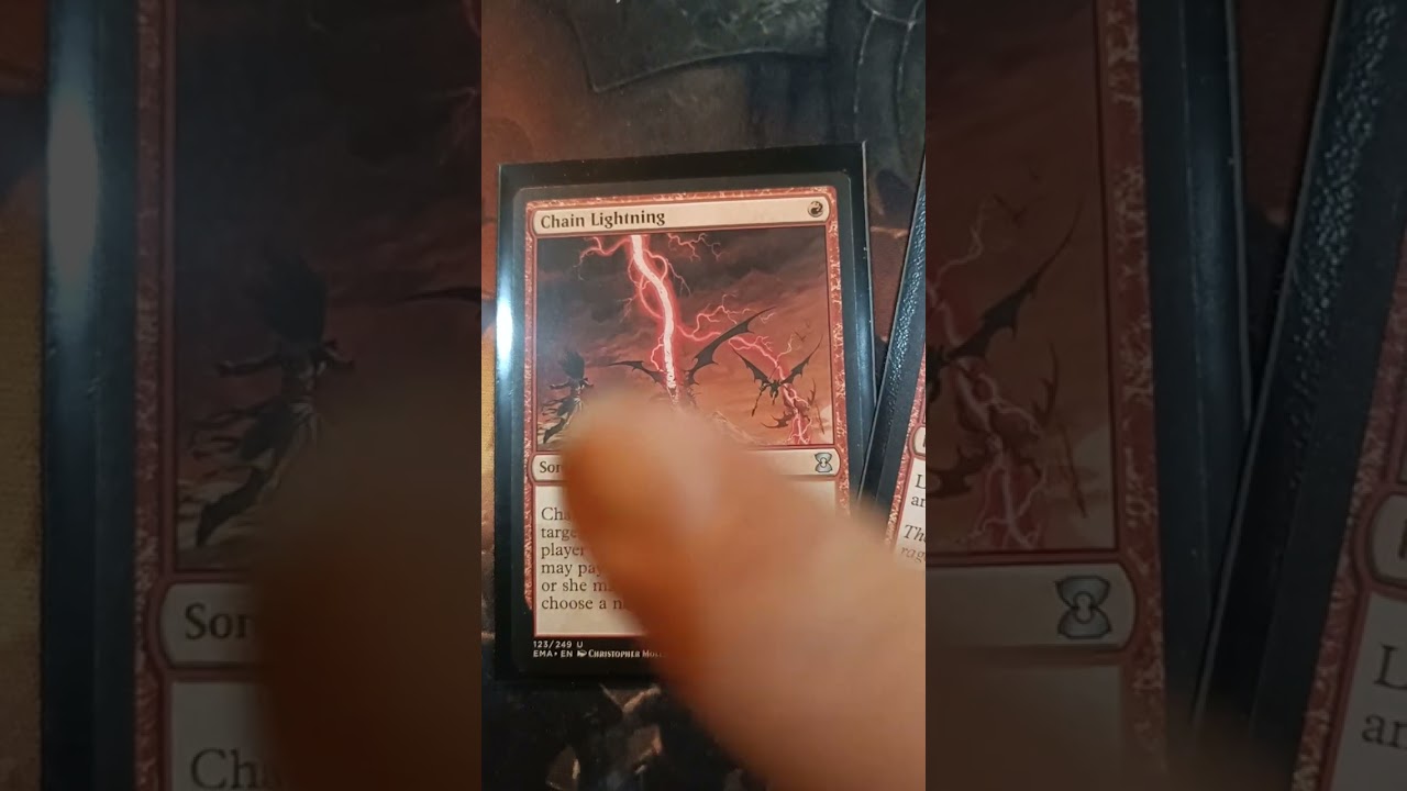 Chain Lightning ⚡ лучше, чем Lightning Bolt ⚡ #magicthegatheringcommunity