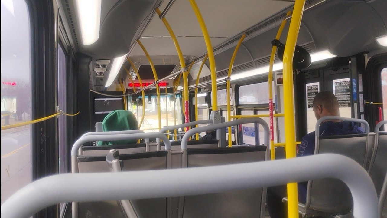 Onboard Westbound DDOT bus 2524 XDE40 NFI 2025 on Route 15 Chicago-Davison to Rouge Park