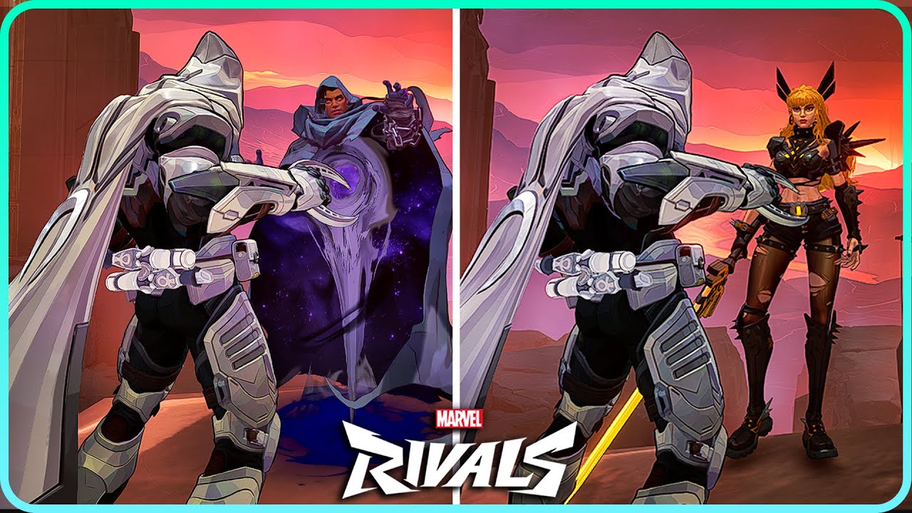 Все уникальные взаимодействия Лунного Рыцаря и особые убийства героев Marvel Rivals