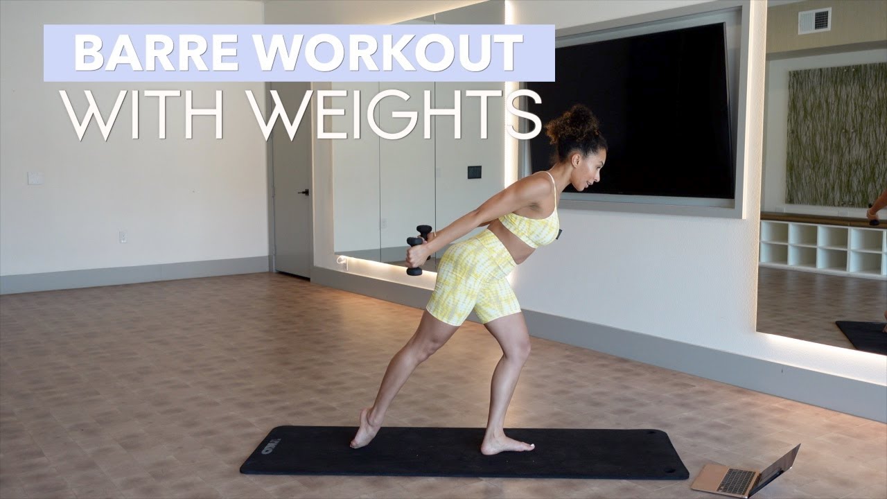 The BEST Pilates Barre Routine At Home! 20 Mins Mat Workout