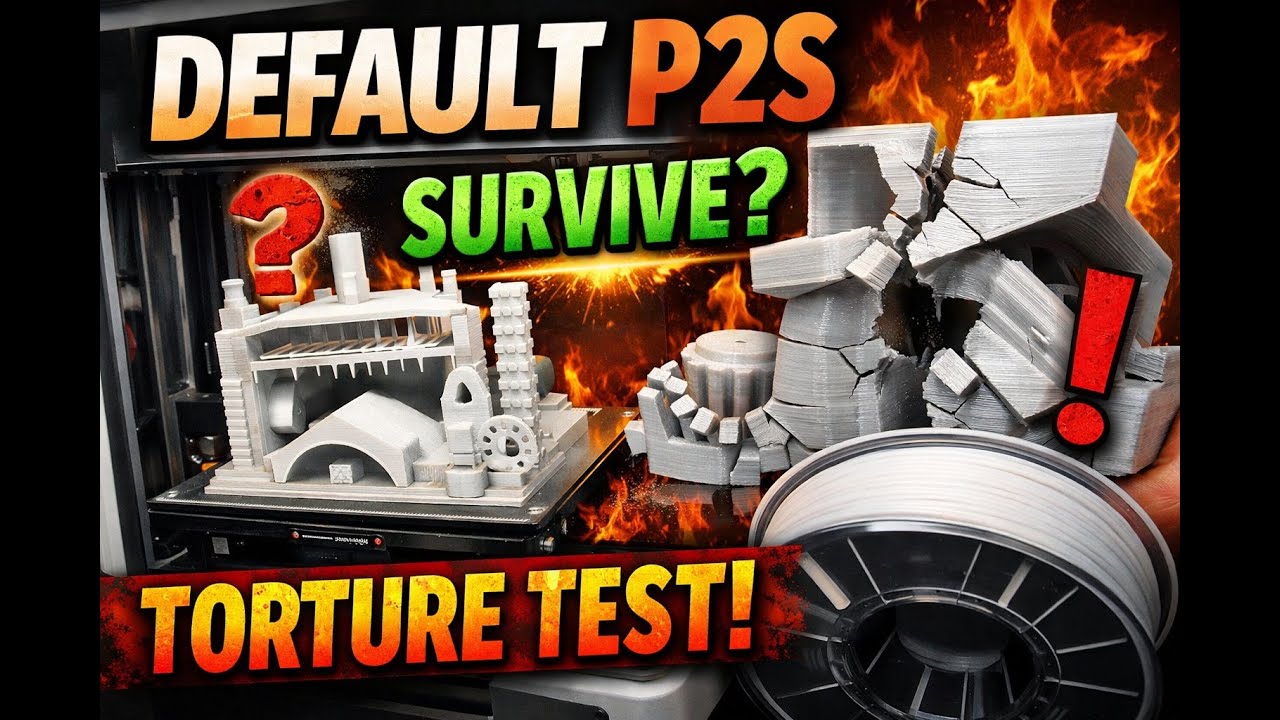 Overture PLA Live Print Test | Amazon Filament Test 2 of 6