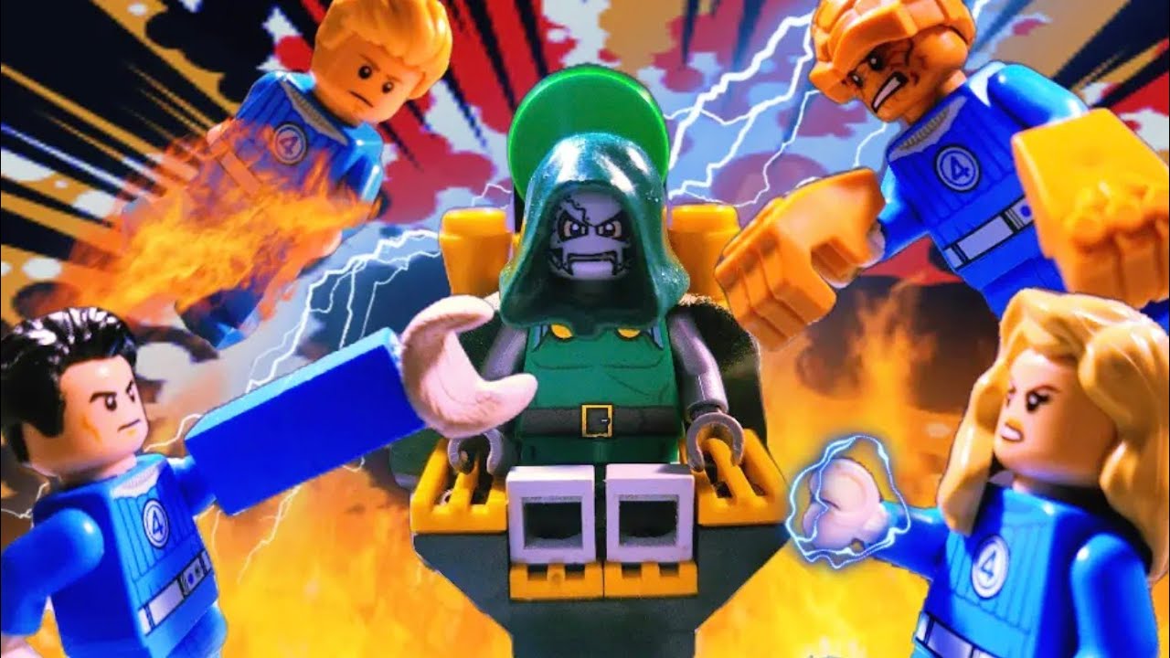 Lego Фантастическая четвёрка: Гнев Рока | Покадровая анимация Marvel