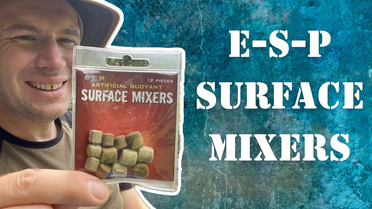 ESP Surface Mixers - Carp Floater Fishing With Fake Dog Biscuits!