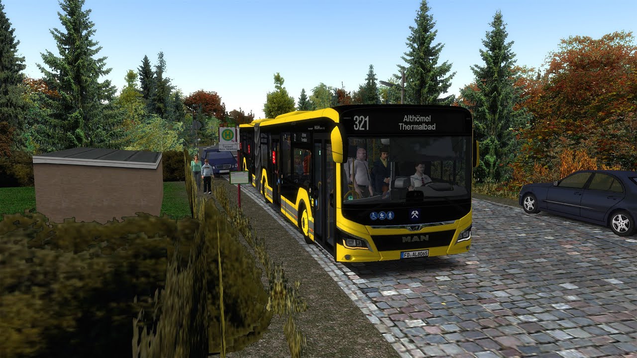 Let´s Play Omsi 2 Firma Stadtwerke Vestische AG map Lemmental_Neuenbreid Linie 321 Halloween-Event