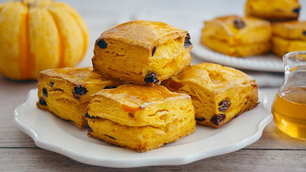 お菓子作り | かぼちゃのスコーンの作り方 Pumpkin / Squash Scones