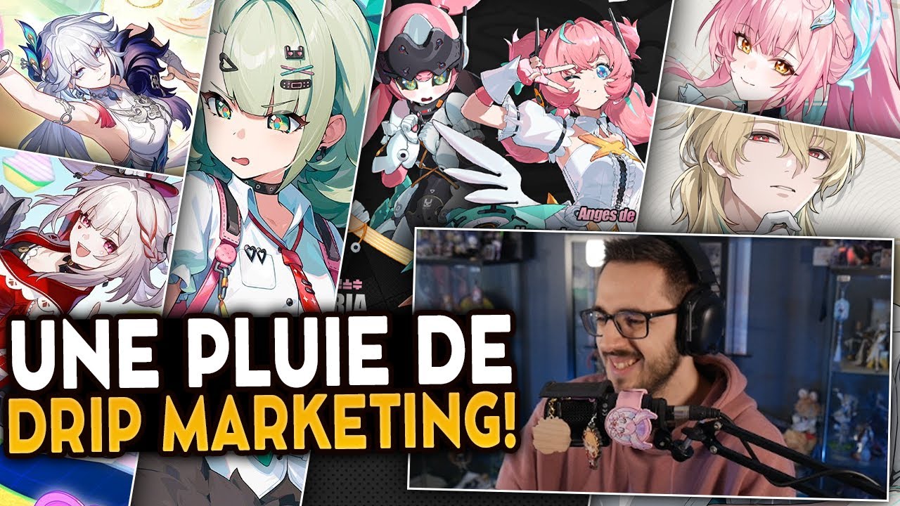 IL Y EN A POUR TOUS LES GOÛTS ! | React drip marketing | Hoyoverse & Kuro Games