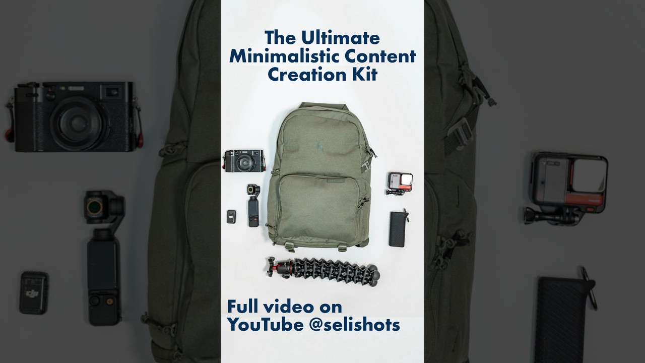 The Brevitē Jumper is a great bag for my travel camera setup! More info on this setup on my channel