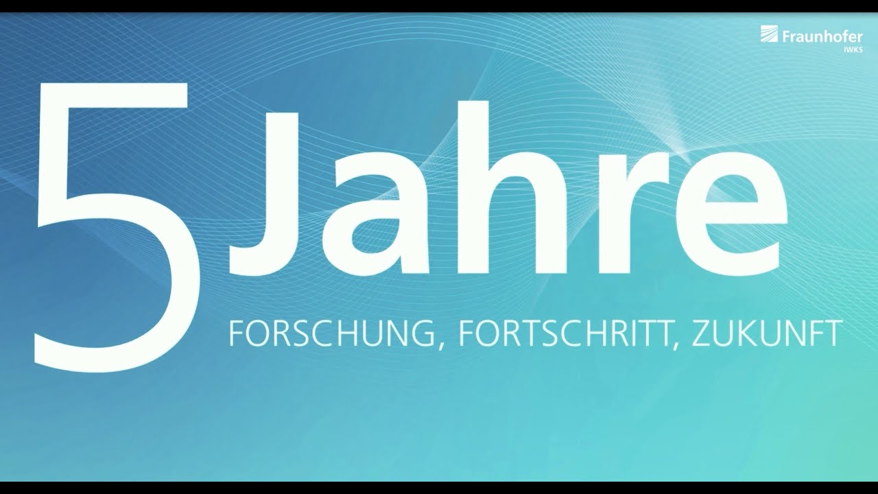 5 Jahre in unseren Neubauten am Fraunhofer IWKS