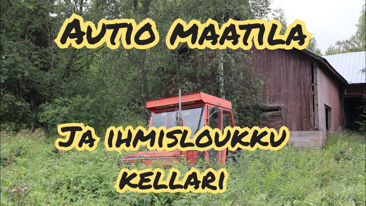 Autio maatila ja ihmisloukku kellari