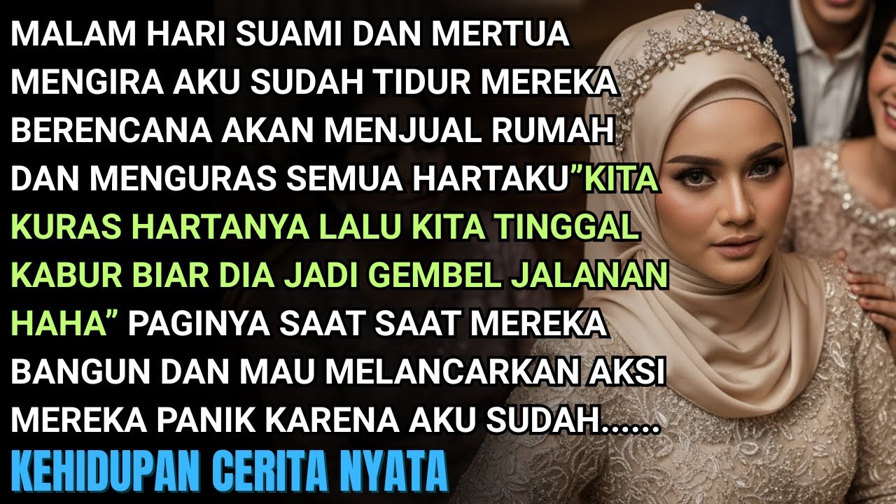 TENGAH MALAM SUAMI&MERTUA RENCANAKAN KURAS HARTAKU LALU KABUR NIKAHI PELAKOR - KUBERI KEJUTAN MEREKA