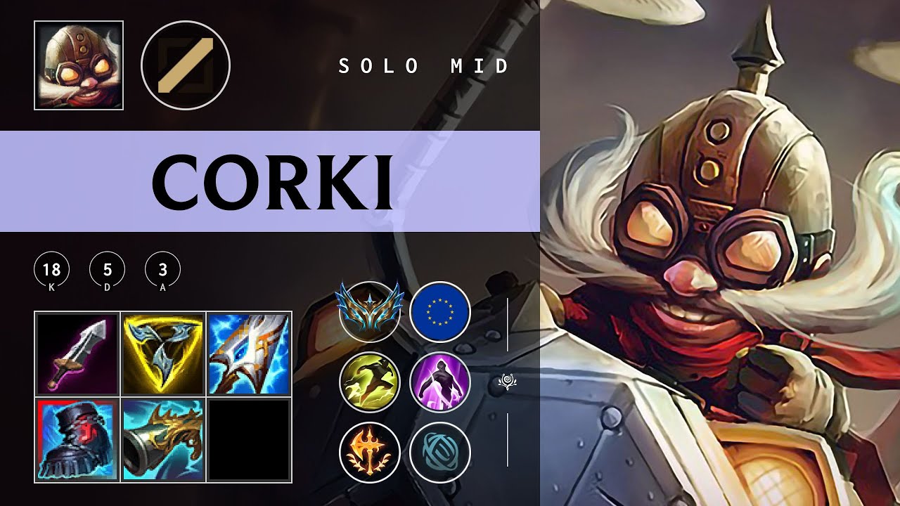Corki Mid vs Aurora - EUW Challenger Patch 25.22