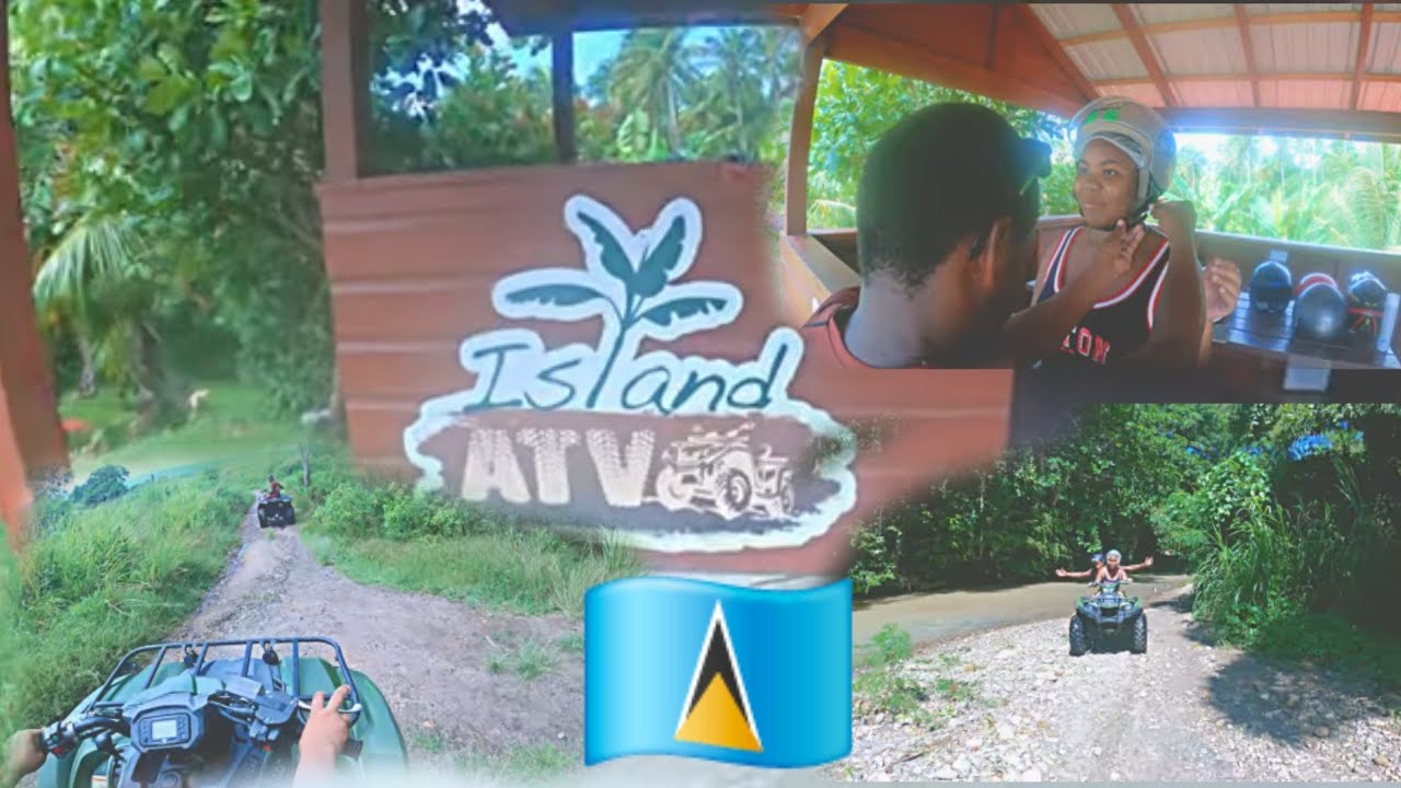 Island ATV Tour Balca to River Doree St. Lucia 🇱🇨