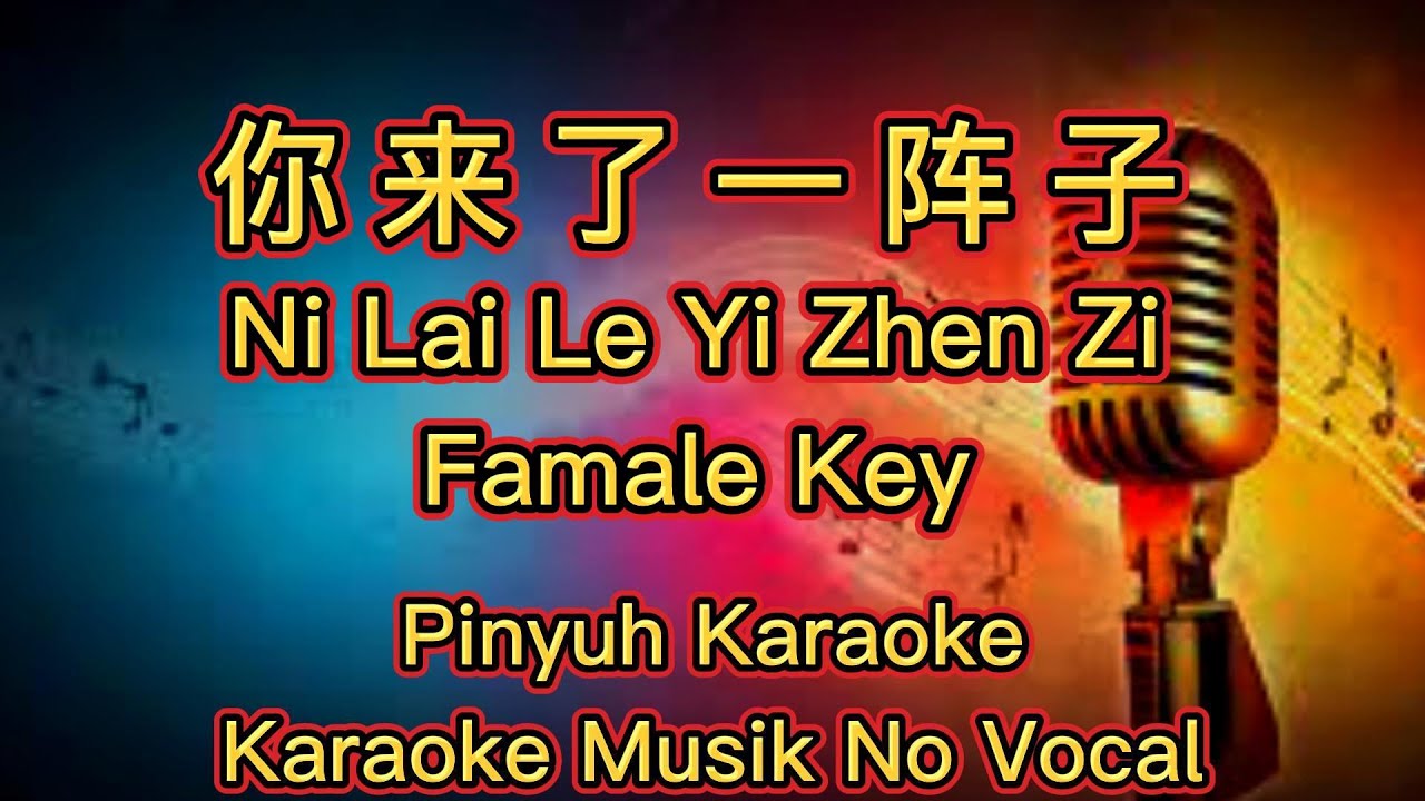 Ni Lai Le Yi Zhen Zi - 你来了一阵子 - Karaoke Musik No Vocal