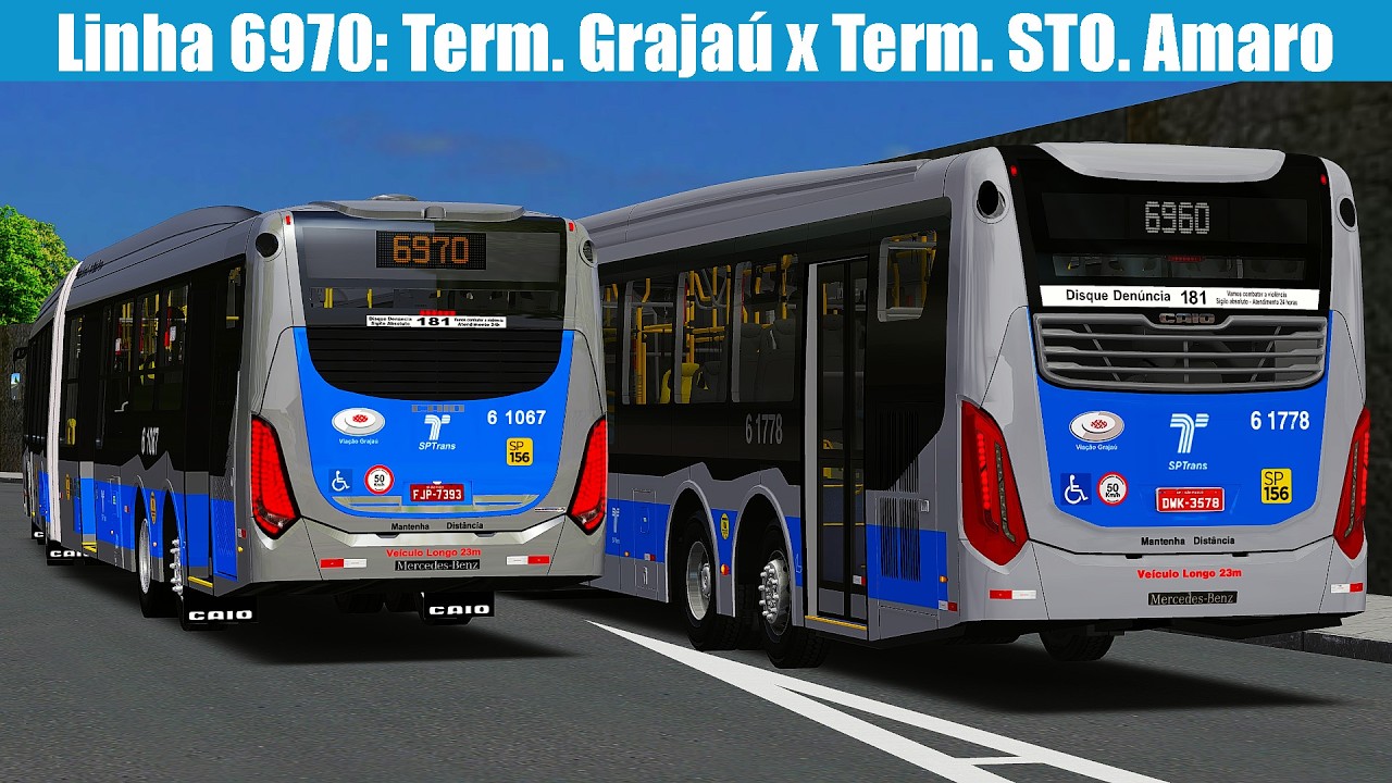 OMSI 2 | Caio Millennium BRT - MB: O-500UDA | Linha 6970