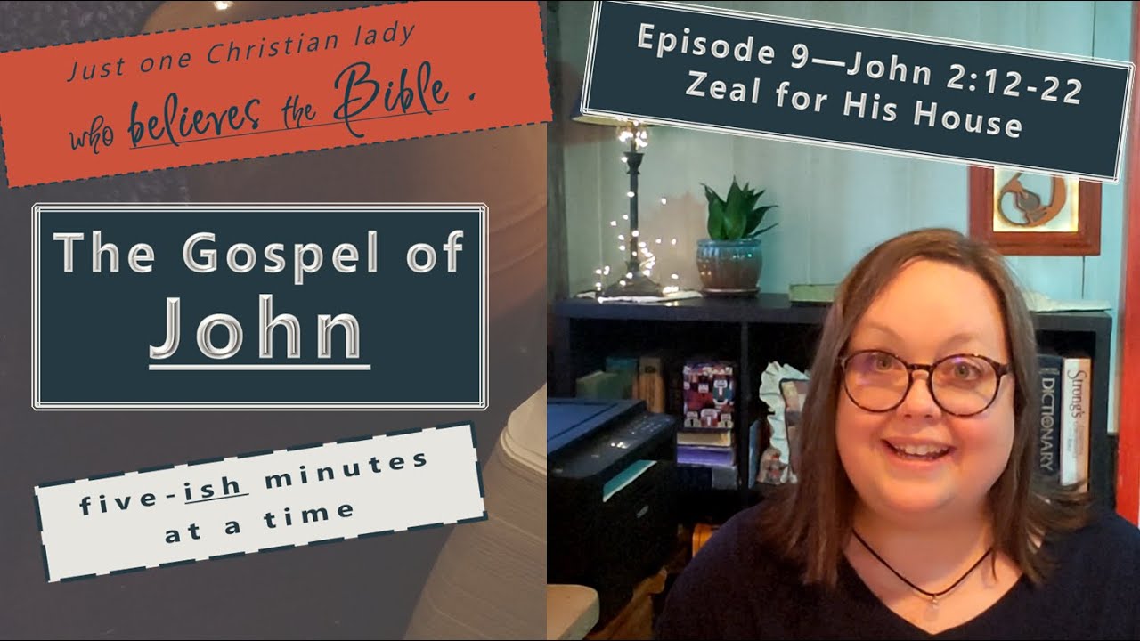 The Gospel of John - Five-ish minutes at a time, Episode 9, The Zeal of Jesus for the House of God