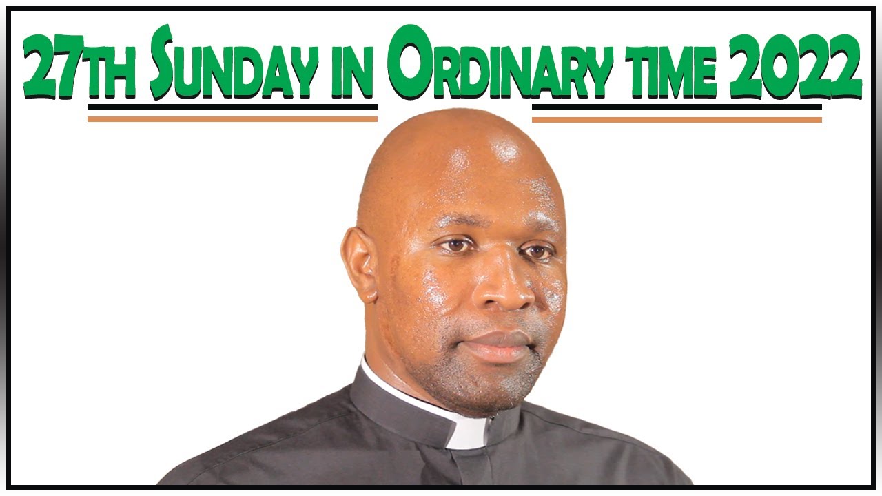 27th Sunday in ordinary time 2022. 3 arms of Faith for a Christian.. Homily for 02 October 2022.