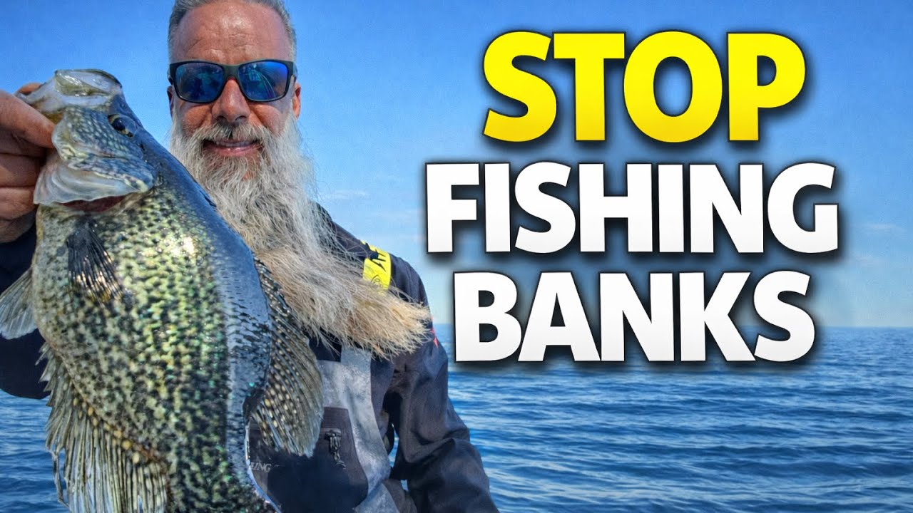 Stop Fishing the Bank! Winter Crappie Are Out Here