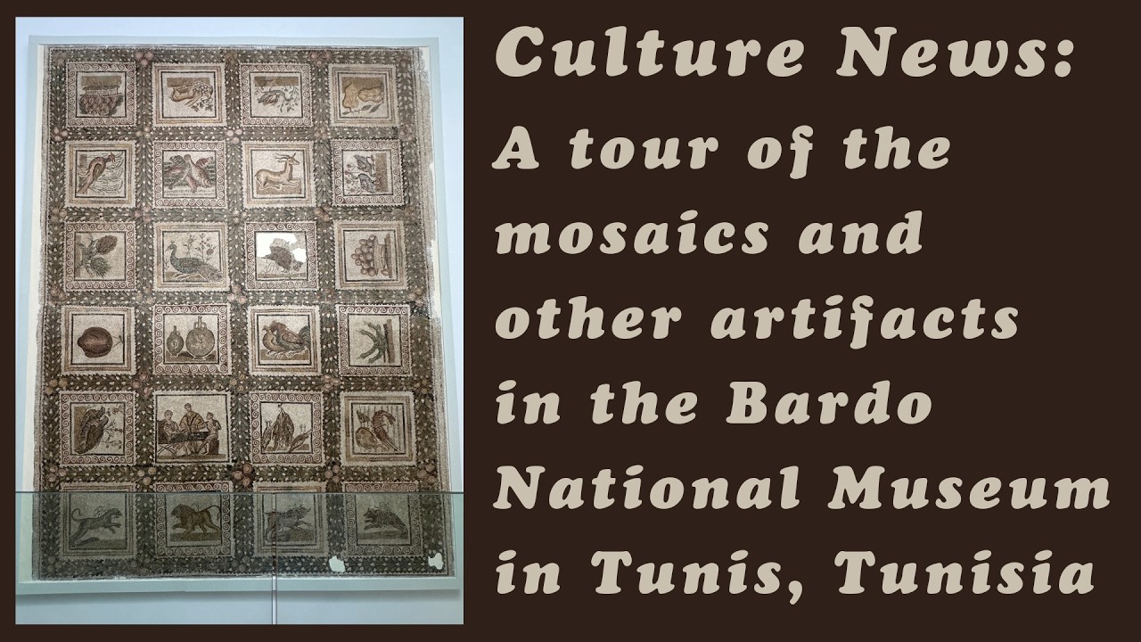 A tour of the mosaics and other artifacts in the Bardo National Museum in Tunis, Tunisia.
