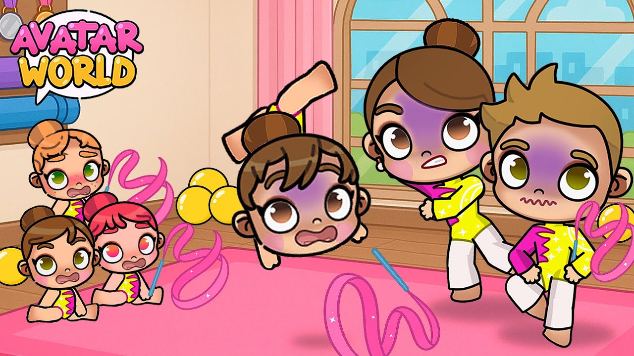 Mi Hija Tiene un ACCIDENTE en su CLASE de GIMNASIA RÍTMICA 😰 en Avatar World | Juanvi Gameplays