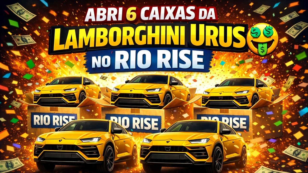 ABRI 6 CAIXAS DA LAMBORGHINI URUS NO RIO RISE🤑#riorise #rioriserp #gta #gtarp #automobile #roleplay 