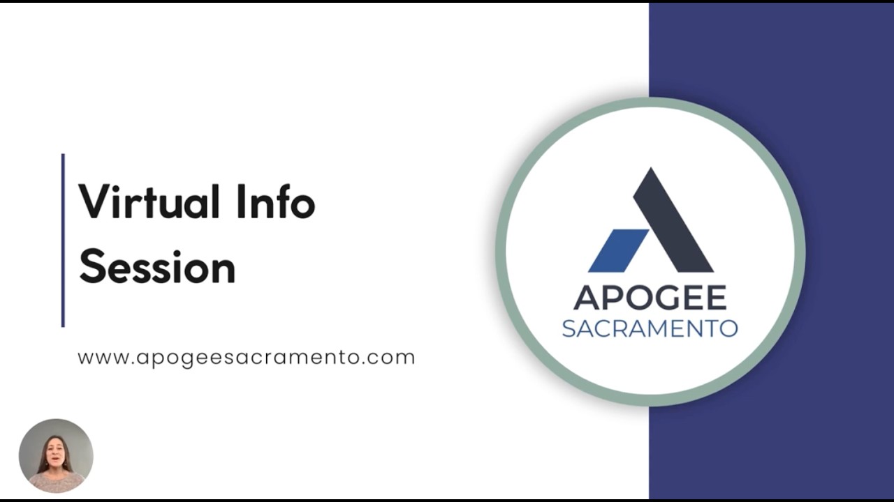 Apogee Sacramento Virtual Info Session