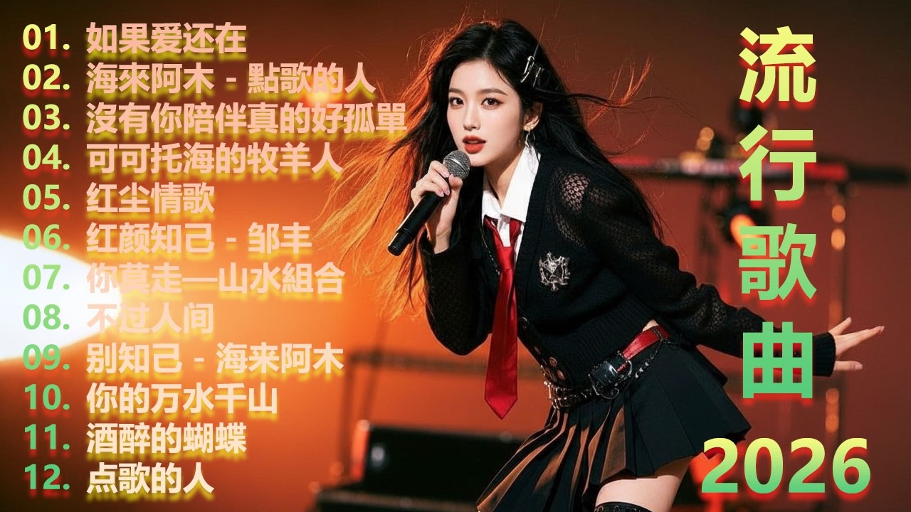 大陸流行歌曲🎗️【無廣告】2026最新歌曲 2026好听的流行歌🎗️華語流行串燒精選抒情歌 🎗️Top Chinese Songs 2026 🎗️ 22K - Top Chinese Song