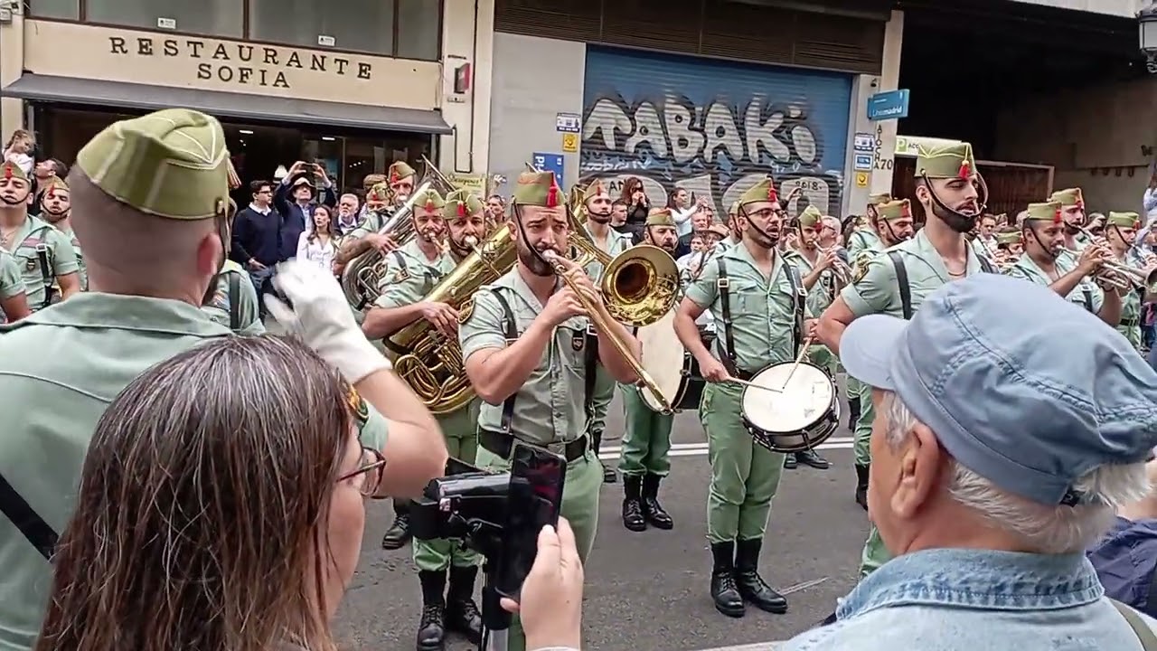 El novio de la muerte. Desfile Fiesta Nacional 2.025.