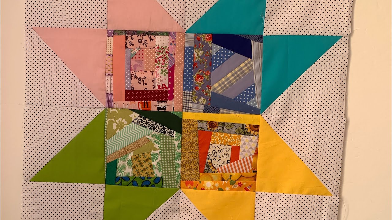 Bloco de Patchwork Estrela - Painel