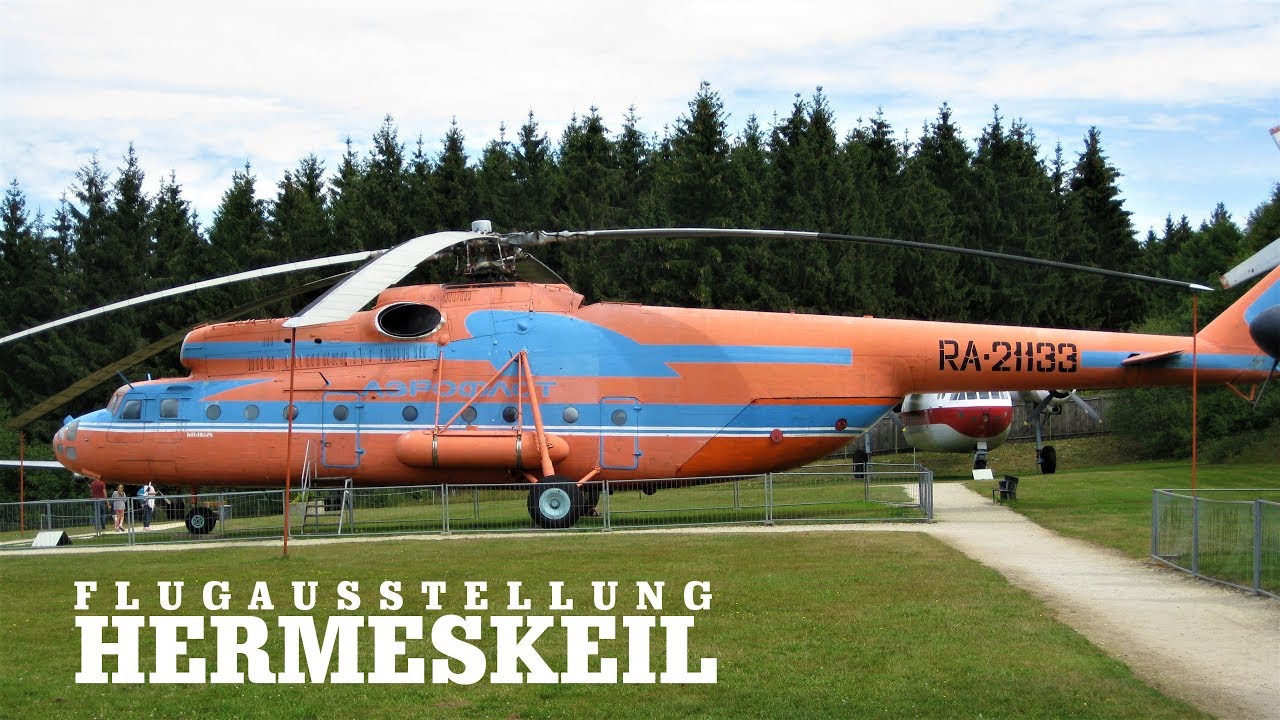 Flugausstellung Hermeskeil [4K] / Flugzeug-museum im Hochwald