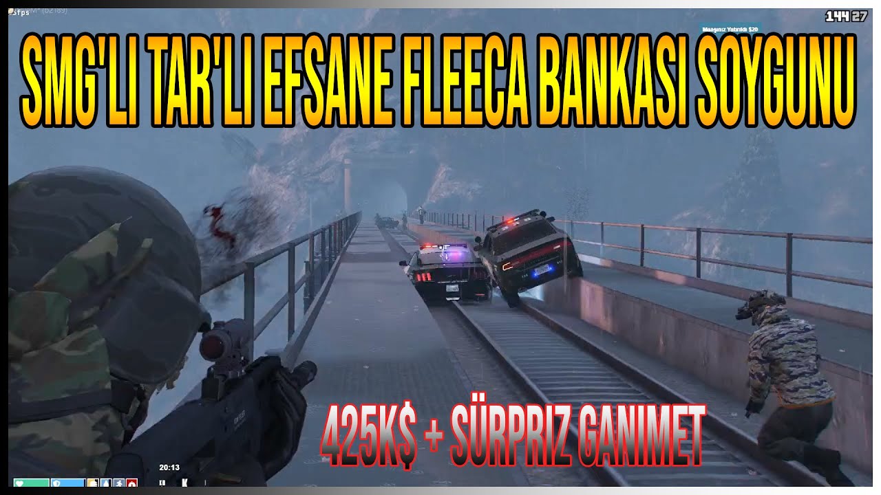 EDRP | Efsane Çatışmalı Sürpriz Ganimetli Fleeca Banka Soygunu! Serdar-Poyraz-Şahan-Eva-Bob-Aytekin!