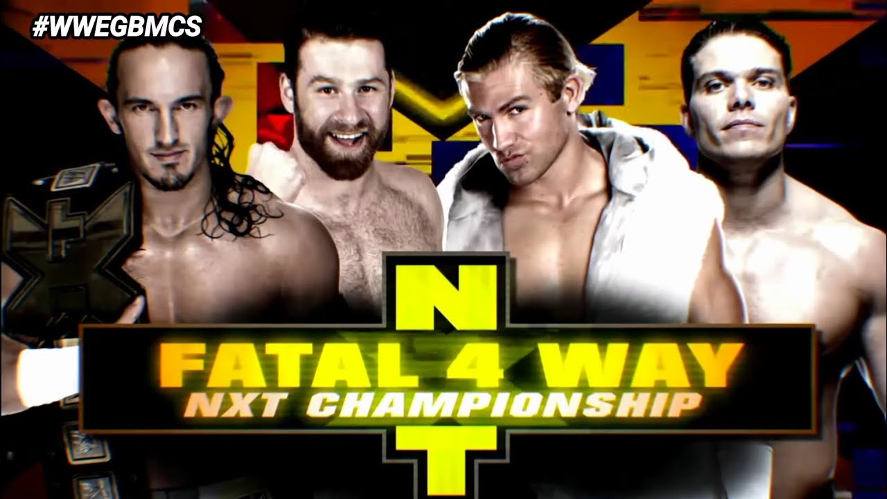 NXT Takeover: Fatal 4 Way 2014 - Official And Full Match Card HD (Vintage)
