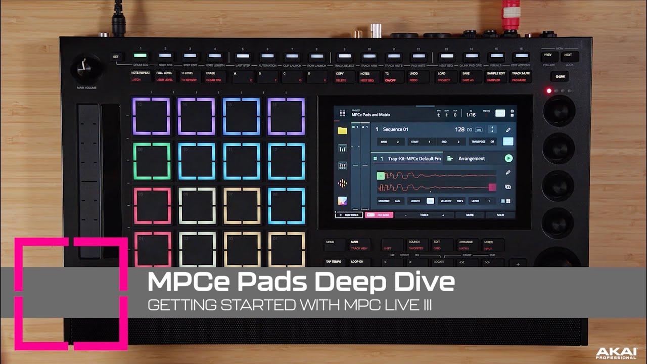 Начало работы с MPC Live III | Подробное описание MPce Pads