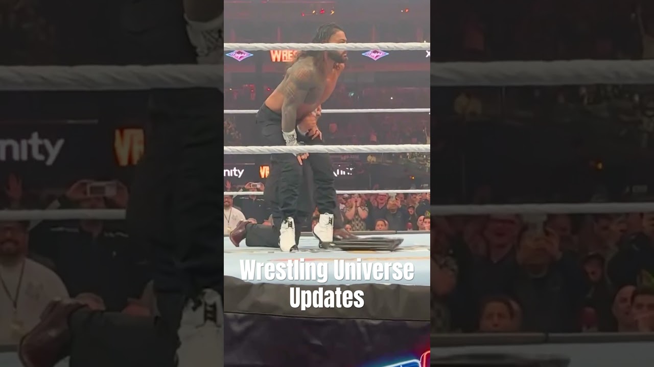 Удар ниже пояса Пола Хеймана Роману Рейнсу #ww #wwe #romanreigns
