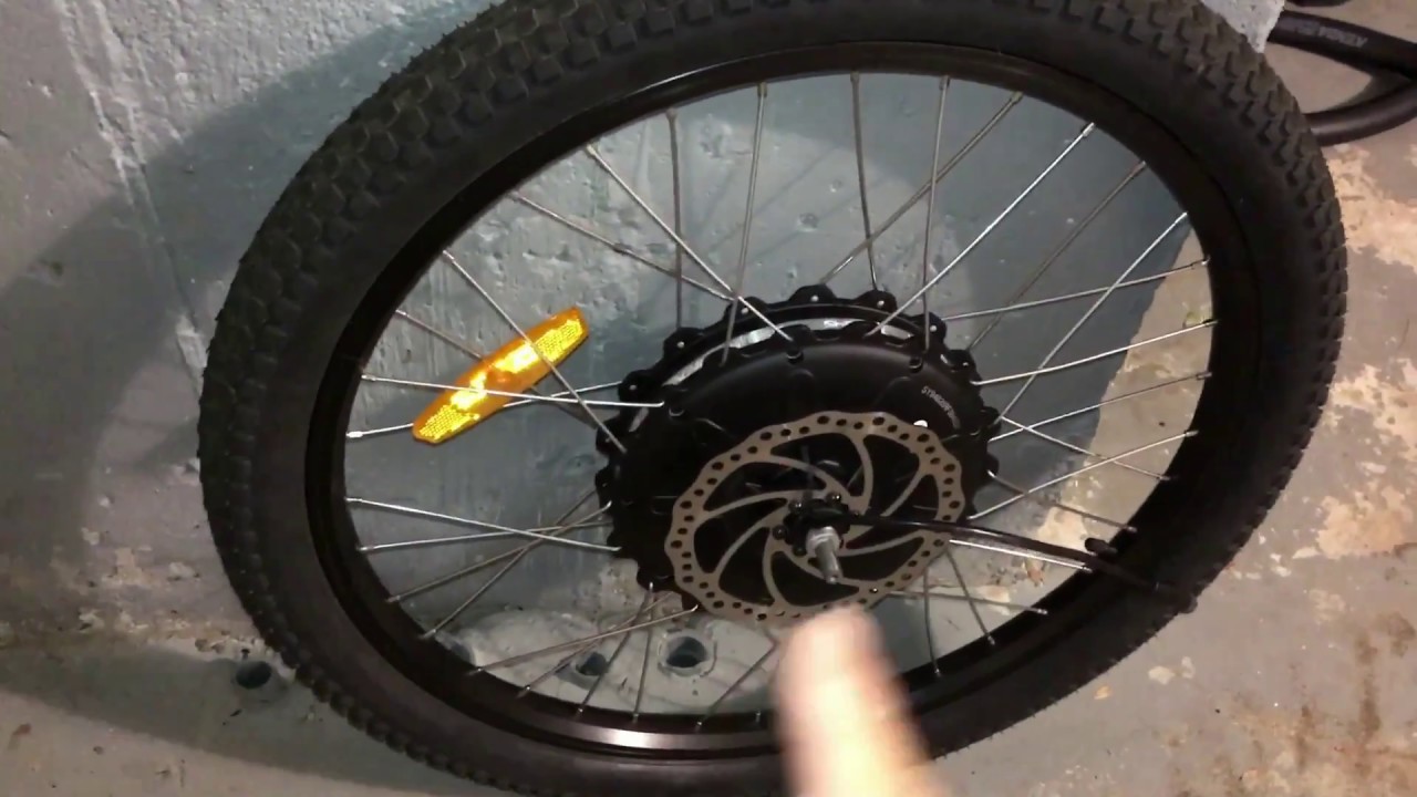 Removing the rear wheel on the RadCity Electric Commuter Bike