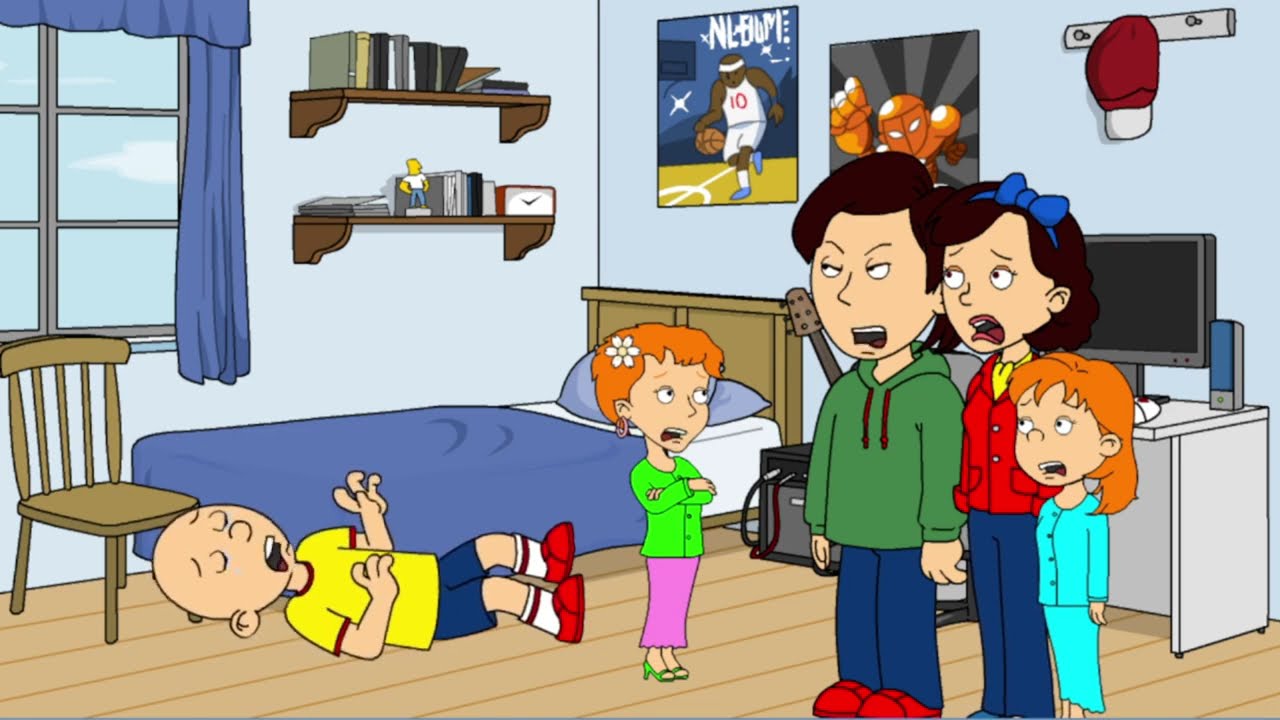 Coris & Classic Caillou Get Grounded Season 2 (MOST POPULAR VIDEO)