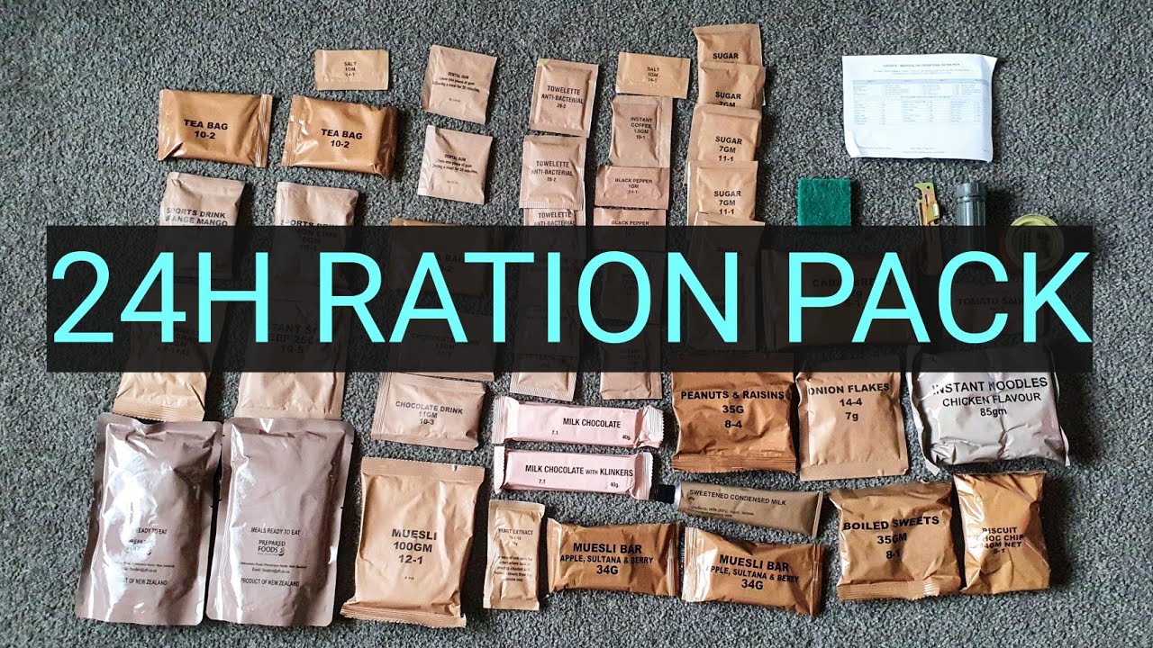 NZ Army MRE 24h Ration pack