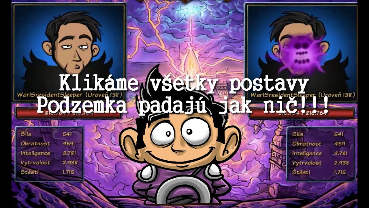 Shakes & fidget : Klik&aacute;me v&scaron;etky postavy Podzemka padaj&uacute; jak nič!!!