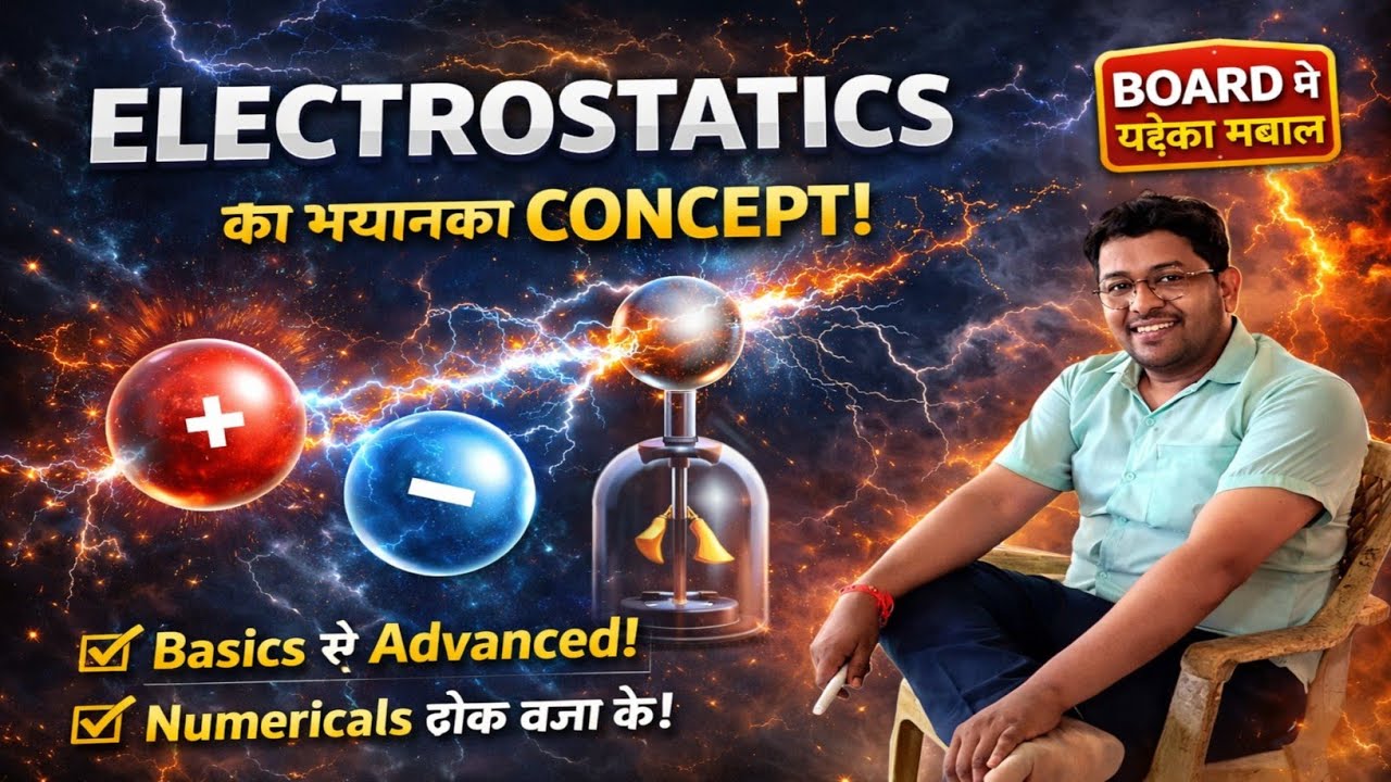 Class 12th physics electrostatic ka question by Sunil sir 