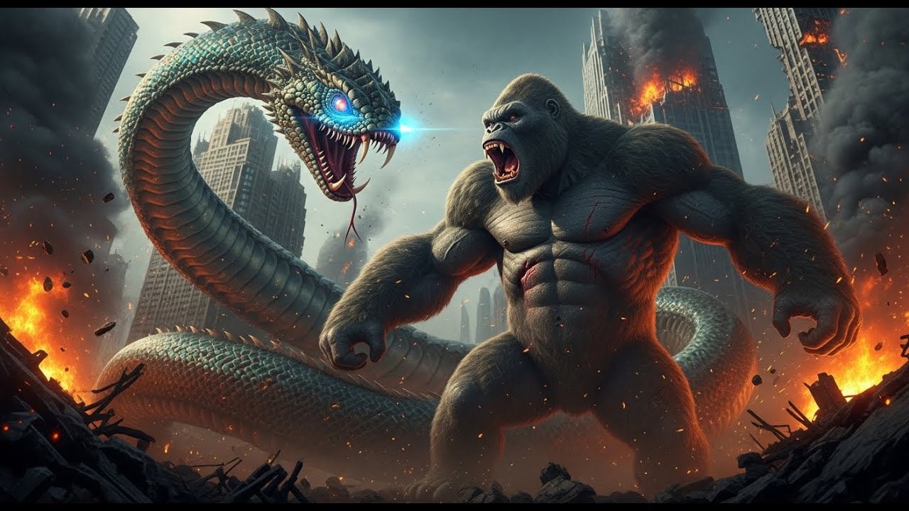 Titan War: Age of Destruction | The Ultimate Death Battle Between Kong and the Serpent God