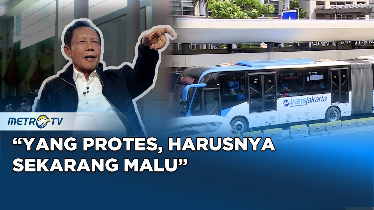 Soal Kritikan Transjakarta, Sutiyoso: Kendaraan Ngebul Diganti Kok Protes #untoldstory