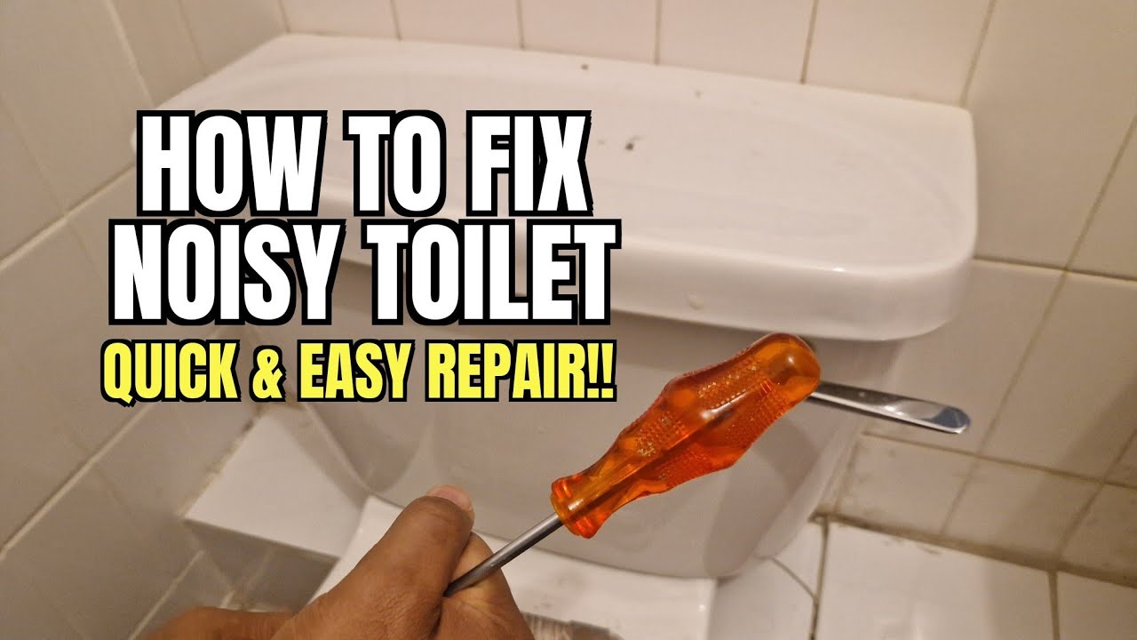 How To Fix Noisy Toilet & Vibrating Pipes After Flushing!