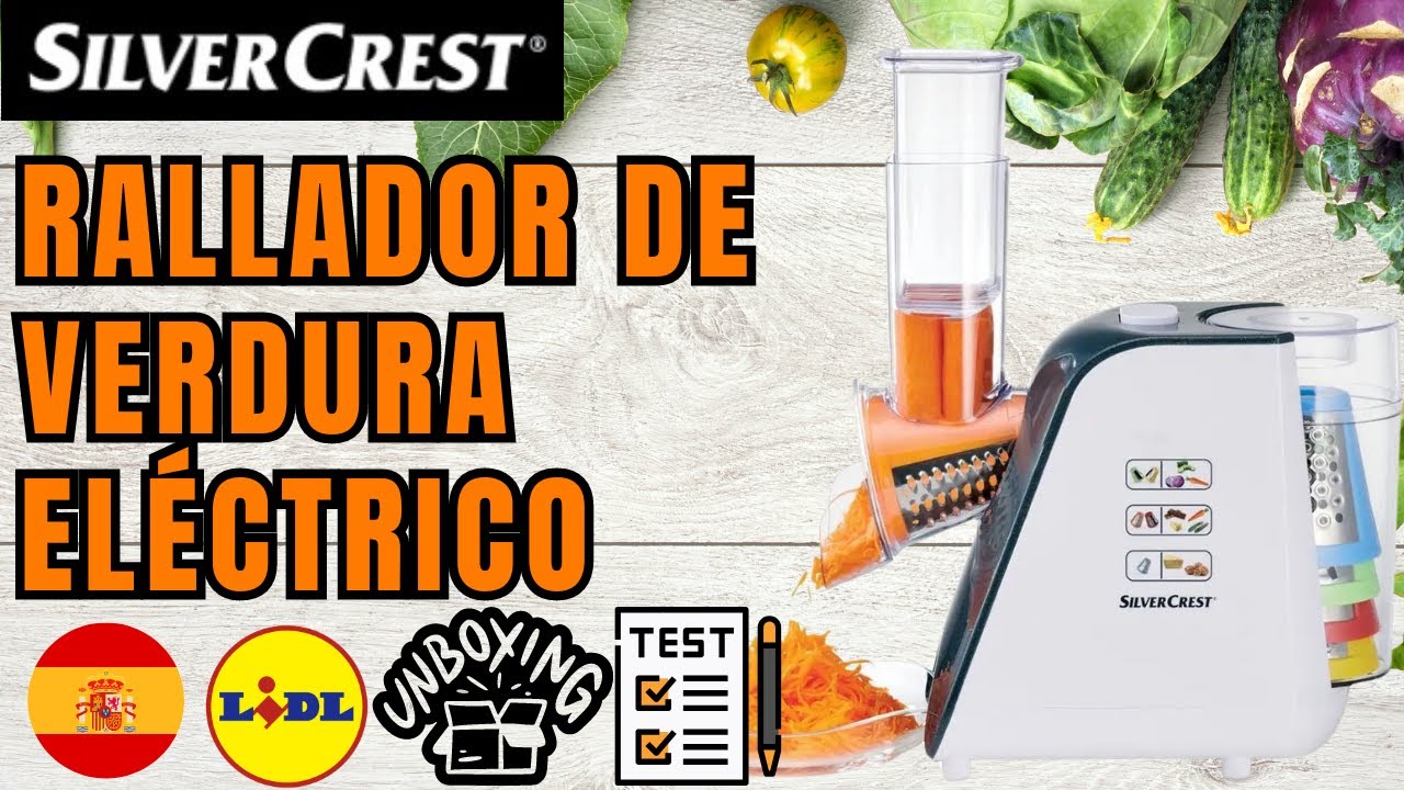 RALLADOR DE VERDURA  ELÉCTRICO SilverCrest SGR 150 D1 ESPAÑA ESPAÑOL LIDL