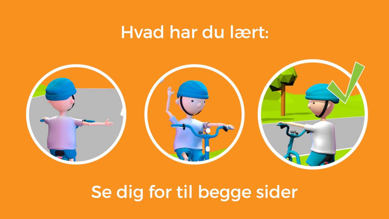 Cykel   Lær at give tegn i trafikken