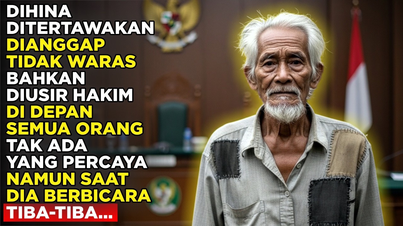 Diremehkan & Diusir Hakim, Pengemis Ini Buka Suara — Endingnya Bikin Semua Kaget!