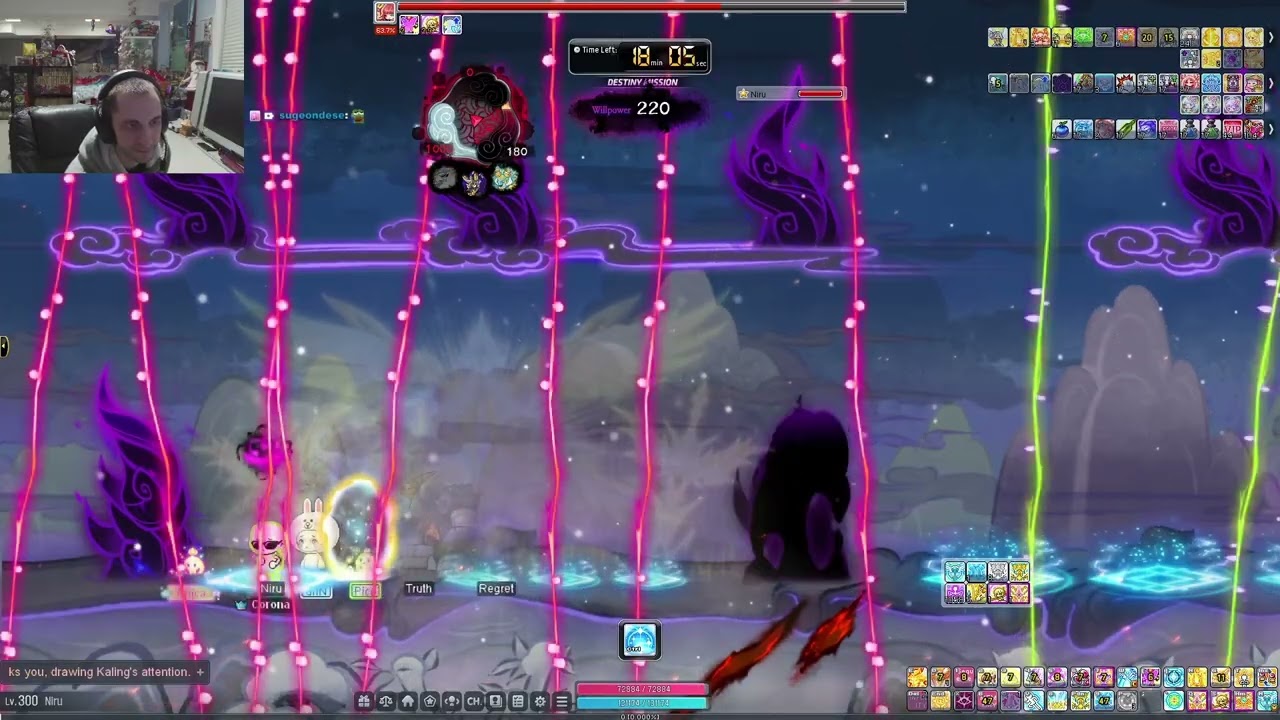 MAPLESTORY GMS BISHOP HARD KALING SOLO DESTINY MISSION