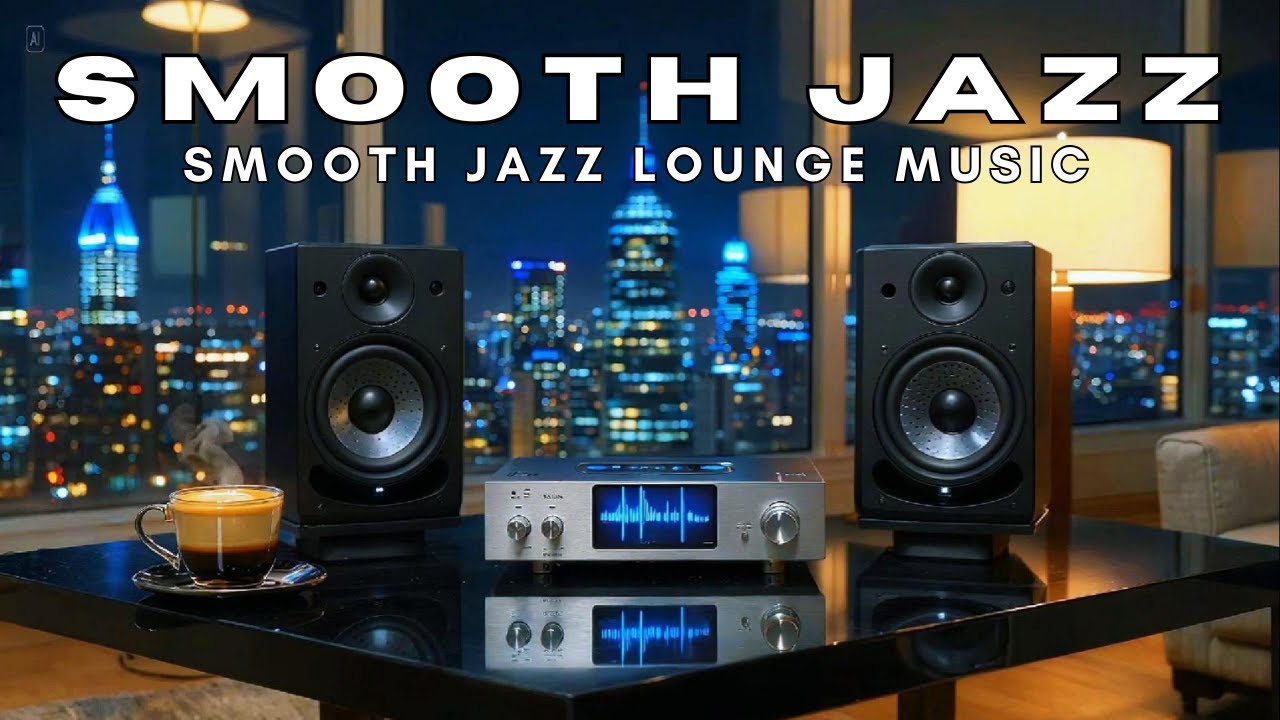 Relaxing Smooth Jazz 🎷 Night City Lounge Ambience