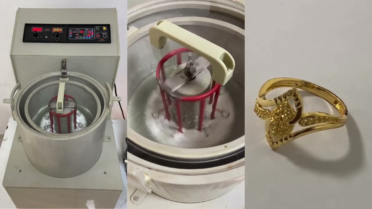 Electro polishing machine for gold jewellery