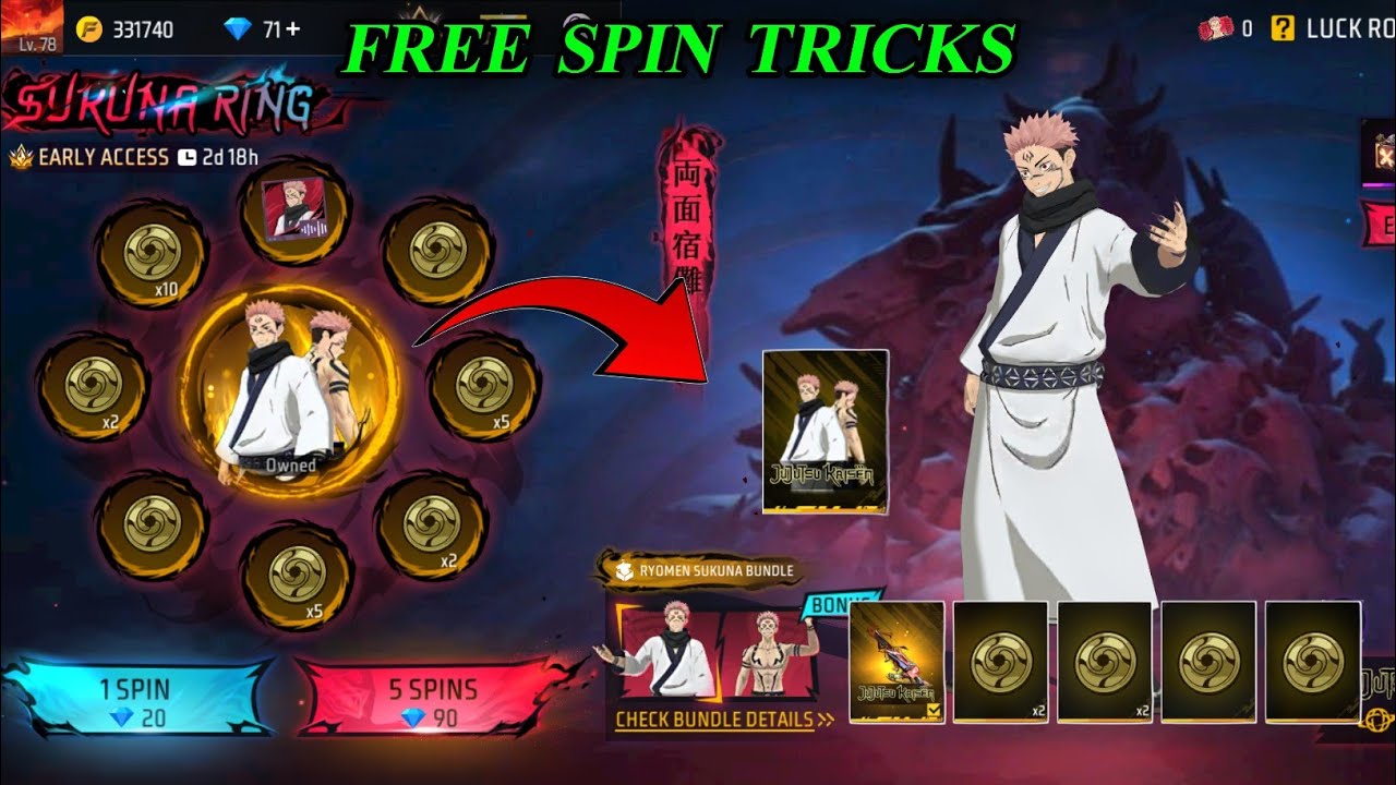 🔥 SUKUNA BUNDLE 🔥NEW SUKUNA RING EVENT 🤩 FREEFIRE SUKUNA BUNDLE RING EVENT 😍 SUKUNA RING EVENT TAMIL