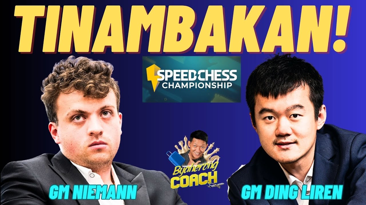 BUGBOG SARADO! HINDI KA MANINIWALA SA SCORE NILA! Niemann vs Ding! Spee Chess 2025